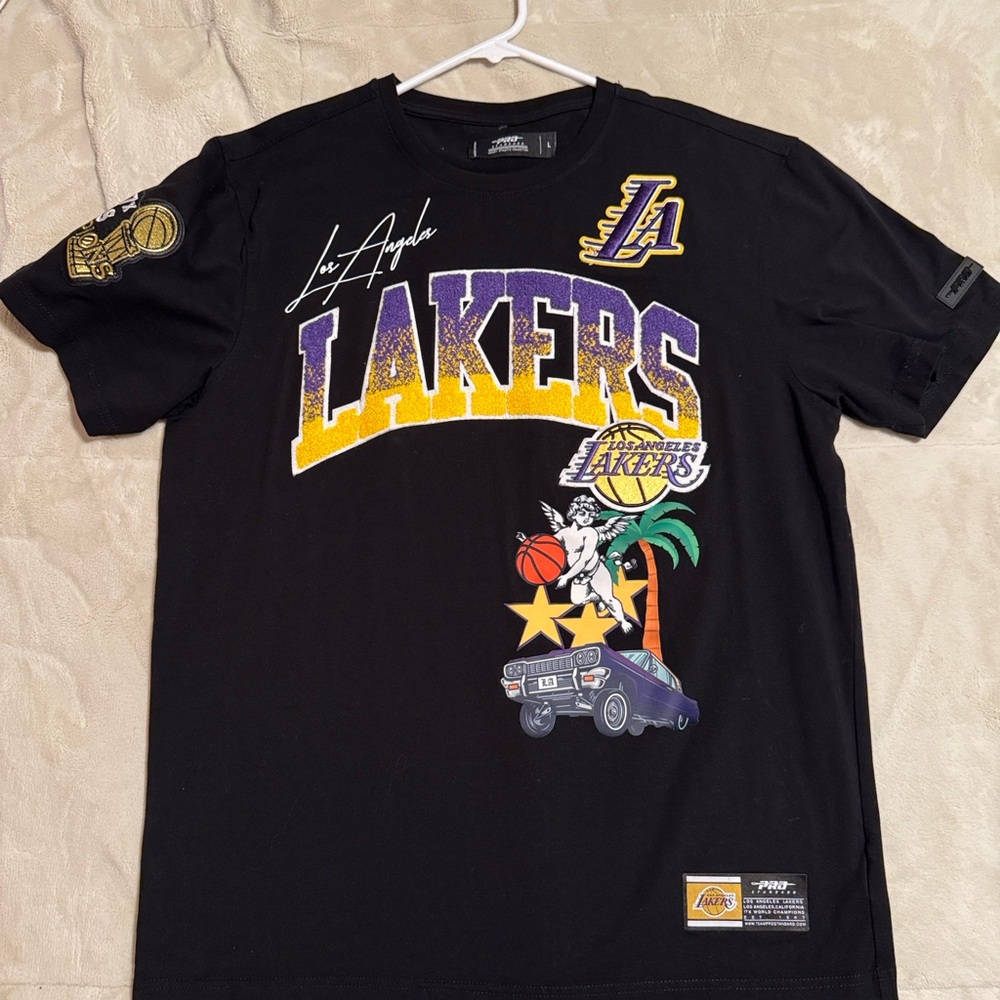 Los Angeles Lakers Black Graphic Tee